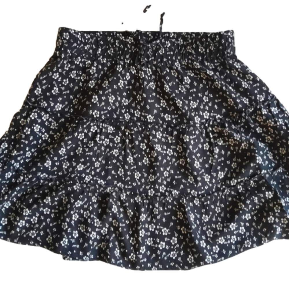 ARDEN FUN flirty Mini Skirt Ruffled Tiered style EUC Sz S